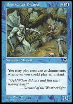 Rootwater Shaman - Light Play MTG Tempest - Image 1