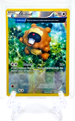 BIDOOF 2015 Pokemon TCG XY Primal Clash #117/160 REVERSE HOLO UNCOMMON - Image 1