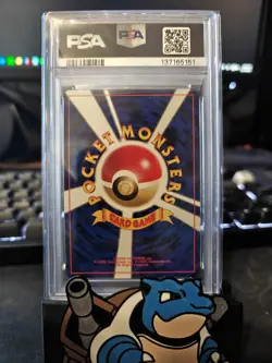 1998 Pokemon Japanese Gym Challenge Misty's Psyduck Holo 55- Psa 9 - Image 2