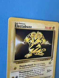 Pokemon Electabuzz 24/130 WotC Base Set 2 Regular Rare - Image 3