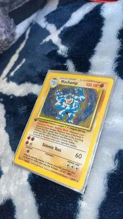 Pokemon Machamp 1st Edition Holo card - Image 3