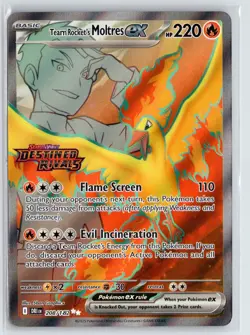 Pokemon Team Rocket's Moltres ex Destined Rivals STAMPED Promo UPC Full Set of 3 - Image 4