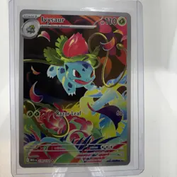 Pokemon Ivysaur Illustration Rare Full Art Holo 134/132 110 HP Card - Image 1