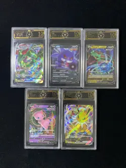 Lot*5 Pokemon TCG S-CHN Gengar Rayquaza Mew VMAX OCD10(same as PSA10 ) JL89 - Image 1