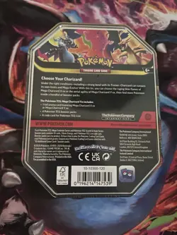 Pokemon Mega Charizard Tin with Mega Charizard Y EX Promo & Booster Packs - Image 2