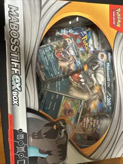 Pokemon TCG Mabosstiff EX Display Box W/ 4 Booster Packs New/Sealed - Image 1