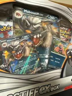 Pokemon TCG Mabosstiff EX Display Box W/ 4 Booster Packs New/Sealed - Image 3