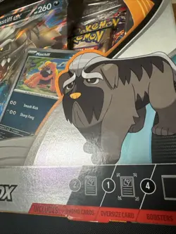Pokemon TCG Mabosstiff EX Display Box W/ 4 Booster Packs New/Sealed - Image 4