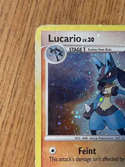 Lucario 6/130 Diamond and Pearl Holo 2007 Nintendo - Image 2