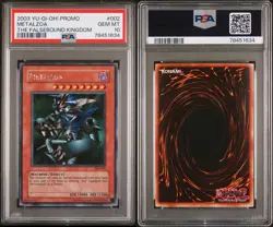 2003 Yugioh Metalzoa PSA 10 The Falsebound Kingdom Promo TFK-002 - Image 1