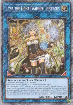 1996 QUARTER CENTURY SECRET RARE LYNA THE LIGHT CHARMER, LUSTROUS HOLO - Image 1