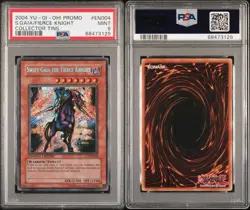 2004 Yugioh Swift Gaia The Fierce Knight PSA 9 Collector Tins Promo EN004 - Image 1