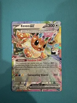 Play! Pokemon Prize Pack Series 7 Prismatic Evolutions 075/131 Eevee ex - Image 1