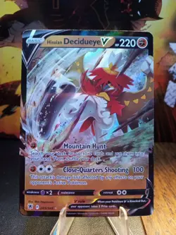 2022 Pokemon Astral Radiance Hisuian Decidueye V #083 VLP-NM - Image 1