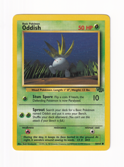 Oddish 58/64 Jungle Unlimited Common Pokemon WOTC Vintage Near Mint NM - Image 1