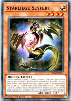 Starliege Seyfert - SDAZ-EN014 - Common - 1st Edition Yugioh - Image 1