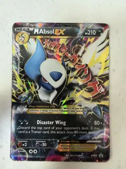 M Absol EX XY63 XY: Full Art Promo Holo Mega Beast EX Pokemon Card 2015 - Image 1