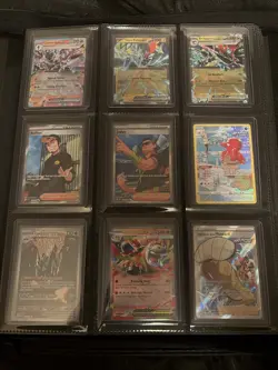 Pokemon TCG Binder W/cards Includes 1 PSA 10 And SS Booster Box Read Description - Image 4
