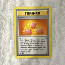 Pokemon Revive 89/102 Base Set Uncommon Trainer 1999 1st edition shadowless - Image 1