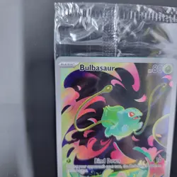 Pokemon TCG Bulbasaur 133/132 Mega Evolution Sealed Promo Stamped Near Mint - Image 4