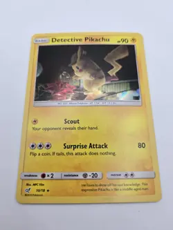 Pokemon Detective Pikachu Holo Rare 10/18 - Image 1