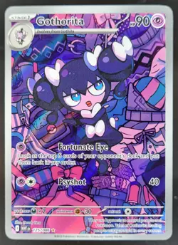 2025 Pokemon White Flare Gothorita #125/086 Illustration Rare BK3 - Image 1