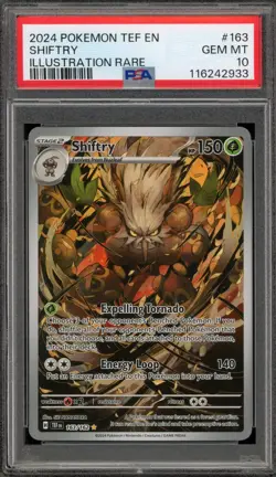 Pokemon Shiftry Temporal Forces Illustration Rare #163 PSA 10 Gem Mint - Image 1