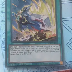 YUGIOH GORDIAN SLICER SECRET RARE 1ST NM ALIN-EN066 - Image 3