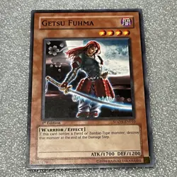 Yugioh! Getsu Fuhma - SDZW-EN010 - Common - 1st Edition NM FREE SH - Image 1