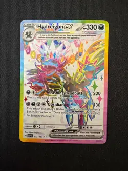 Pokemon - Hydreigon ex 223/191 Sv08: Surging Sparks Holo - LP - Image 1