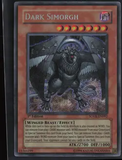 Dark Simorgh SOVR-EN092 Secret Rare 1st Edition Yu-Gi-Oh - Image 1