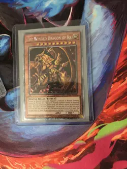 Yugioh The Winged Dragon Of Ra Platinum Secret Rare RA04 - Image 1