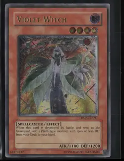 Violet Witch (UTR) CRMS-EN097 Ultimate Rare GREY ENHANCED Yu-Gi-Oh - Image 1