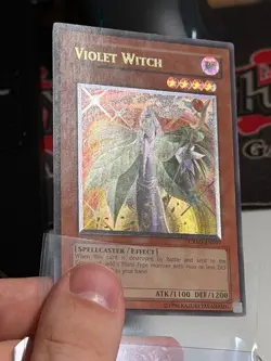 Violet Witch (UTR) CRMS-EN097 Ultimate Rare GREY ENHANCED Yu-Gi-Oh - Image 5
