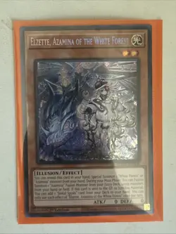 Elzette, Azamina of the White Forest SUDA-EN008 Supreme Darkness 1st Ed. Yugioh! - Image 1