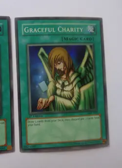 Playset: 3x Graceful Charity SDP-040 (Super Rare, 1st Edition, Played / LP) - Image 5