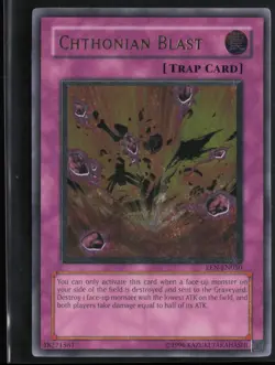 Chthonian Blast (UTR) EEN-EN050 Ultimate Rare Yu-Gi-Oh - Image 1