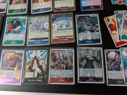 OP One Piece Card Game 42 Card Lot + Sleeves! Varying Rarities Secret Rare, Holo - Image 4