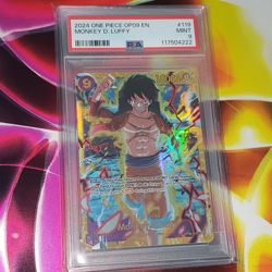 2024 ONE PIECE OP09-EMPERORS IN THE NEW WORLD #119 MONKEY D. LUFFY PSA 9 - Image 4