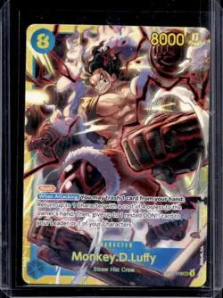 2025 One Piece A Fist of Divine Speed Monkey.D.Luffy Secret Rare #OP11-118 - Image 1