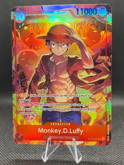 Monkey D Luffy ST10-006 Treasure Booster Promo One Piece TCG - Image 1