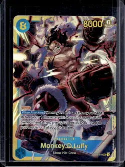 2025 One Piece A Fist of Divine Speed Monkey.D.Luffy Secret Rare #OP11-118 - Image 1