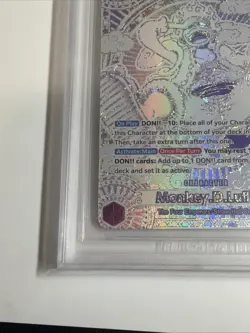 2025 ONE PIECE EN MONKEY D LUFFY 3RD ANNIVERSARY OP05-119 BGS 10 FIST OF DIVINE - Image 4