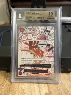 2025 ONE PIECE OP11 018 FIST OF DIVINE SPEED HONESTY IMPACT ALT ART BGS 10 - Image 1