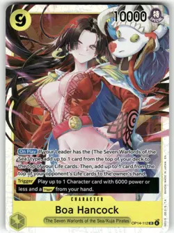 The Azure Sea's Seven #OP14-112 Boa Hancock Foil *aad - Image 1