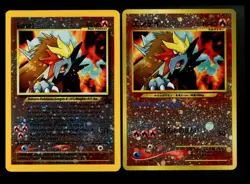 Entei 34 Black Star Promo Japanese Holo Rare Vintage Pokemon Card Lot WOTC - Image 1