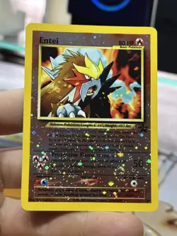Entei 34 Black Star Promo Japanese Holo Rare Vintage Pokemon Card Lot WOTC - Image 3