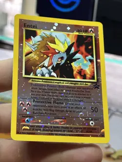 Entei 34 Black Star Promo Japanese Holo Rare Vintage Pokemon Card Lot WOTC - Image 5