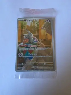 Pokemon Mimikyu TCG Black Star Promo Card Paldean Fates ETB Sealed 1 - Image 1