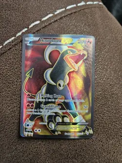 Houndoom EX 153/162 XY Breakthrough 2015 Pokemon Card TCG Ultra Rare Near Mint - Image 1